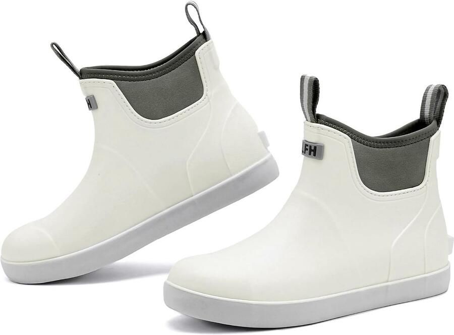 Waterdichte Heren Enkellaarzen Antislip Rubber Laarzen voor Tuin en Buiten