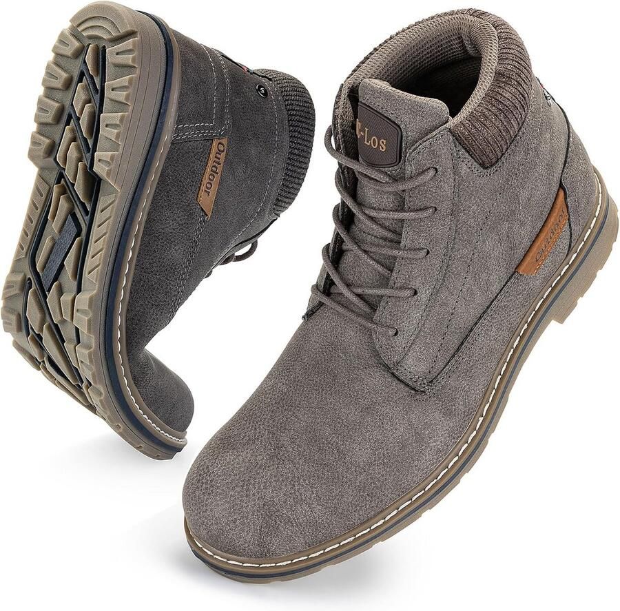 Waterdichte Heren Enkellaarzen Comfortabele Chukka Stijl