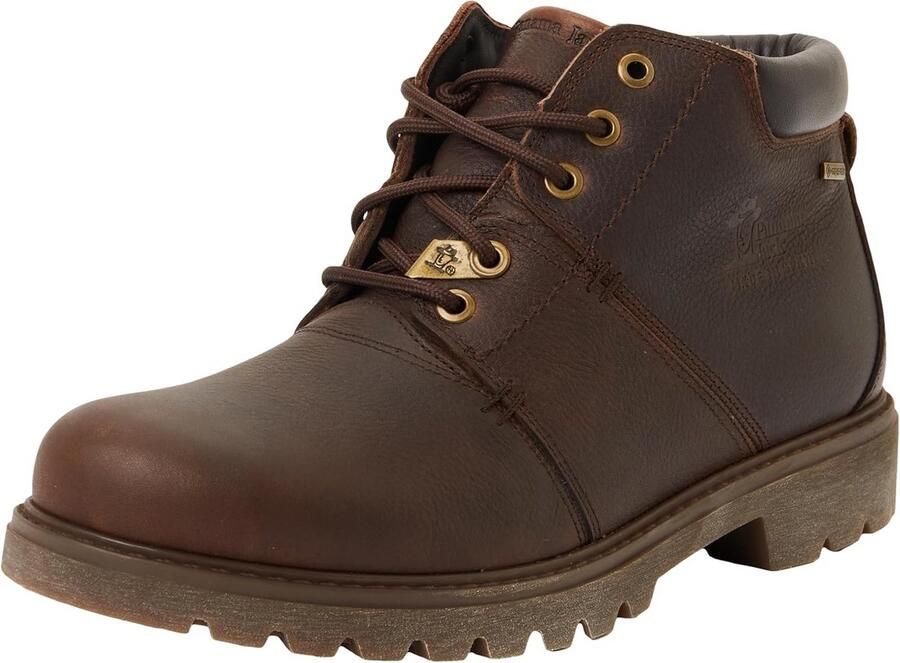 Waterdichte Heren Enkellaarzen Gore-Tex Leer Zwart