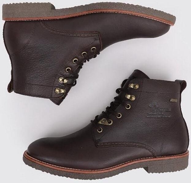 Waterdichte Heren Enkellaarzen met Gore-Tex Voering Comfortabele Leren Laarzen