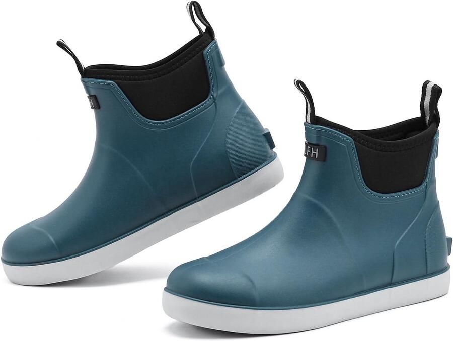 Waterdichte Heren Regenlaarzen Kort Model Antislip & Ademend Tuinwerk Rubberlaarzen