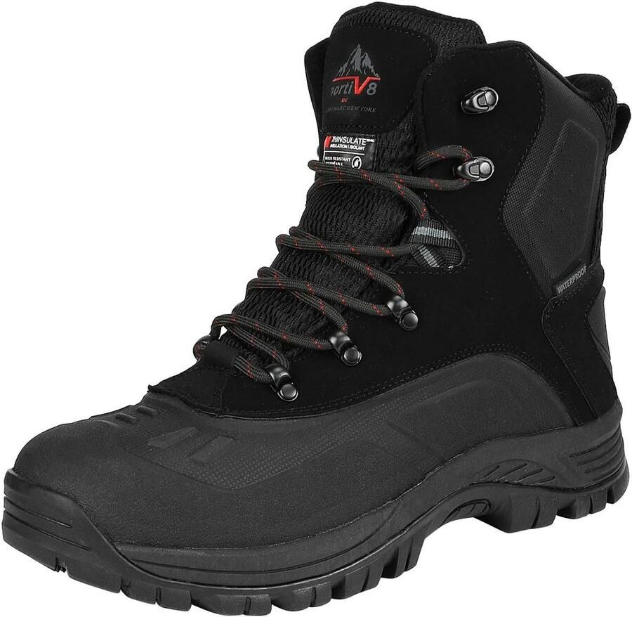 Heren Winter Snowboots Waterdicht en Warm Geïsoleerde Outdoor Laarzen