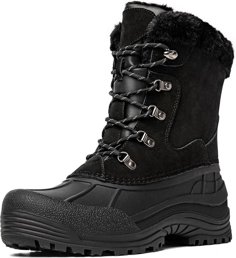Waterdichte Winterlaarzen Heren Warm Robuust en Antislip