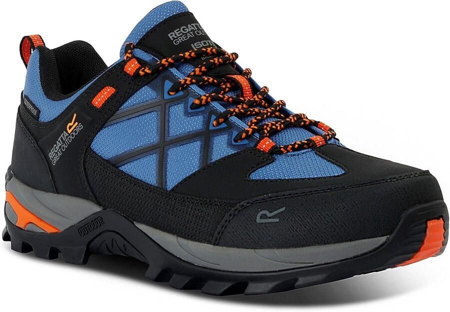 Waterdichte Heren Sportschoenen Blauw Comfortabele Outdoor Trainingsschoenen