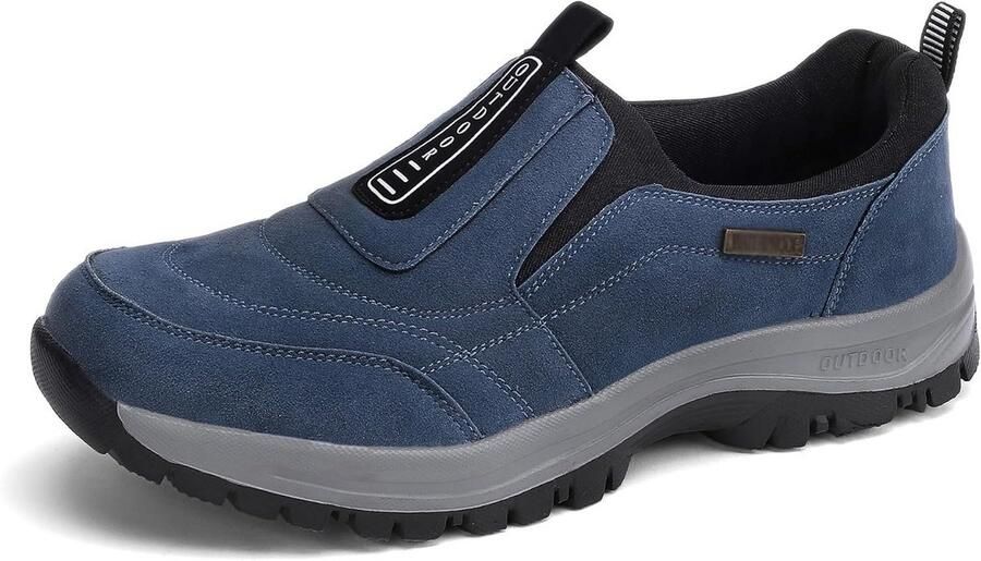 Waterdichte Heren Wandelschoenen Casual Instappers Lichtgewicht Antislip Loafers voor Buitenactiviteiten