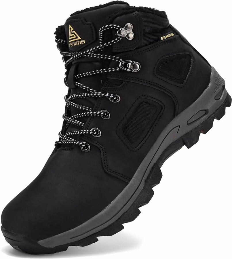 Waterdichte Heren Wandelschoenen Gevoerd voor Winter en Trekking
