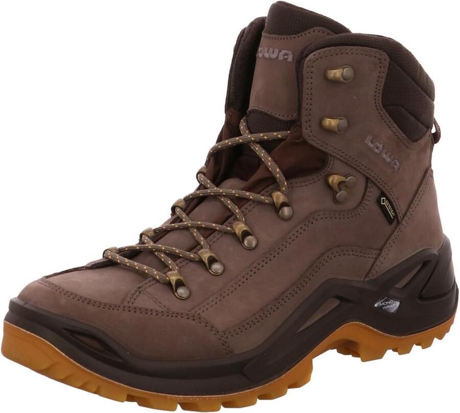 Waterdichte Heren Wandelschoenen Middenhoog Comfortabele Buitenschoenen