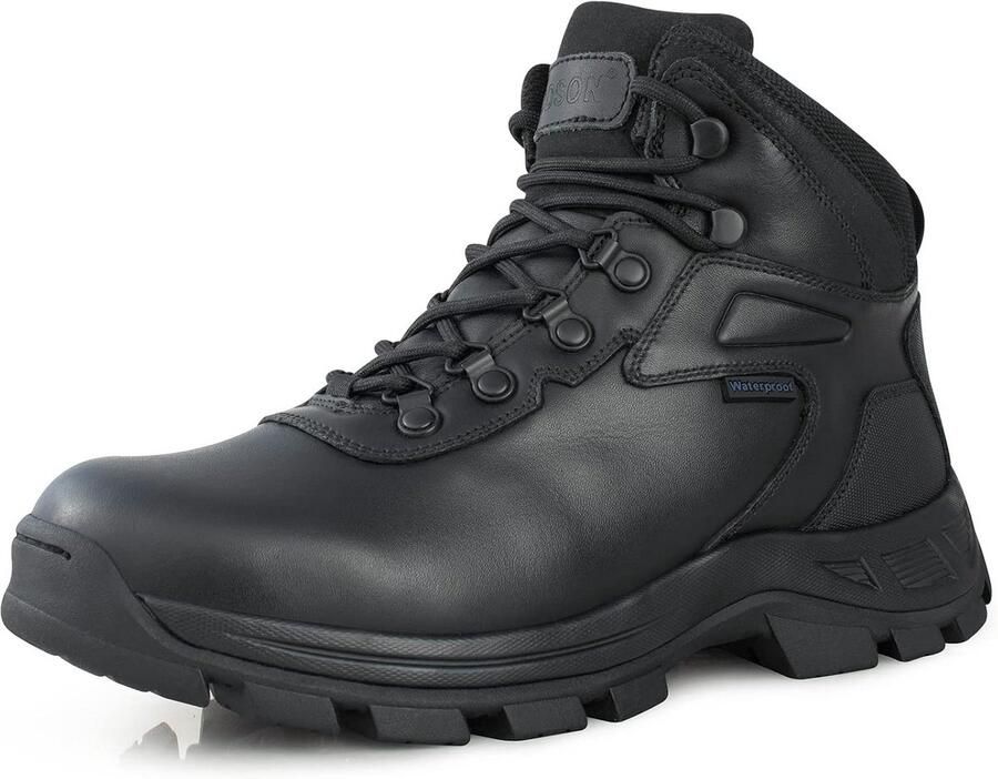 Waterdichte Heren Wandelschoenen Zwart Antislip Trekking- & Outdoorschoenen