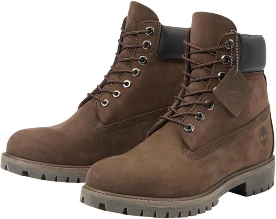 Waterdichte Herenlaarzen Leren Werklaarzen Outdoor Avontuur Gesealde Constructie 6 Inch Olijfgroen