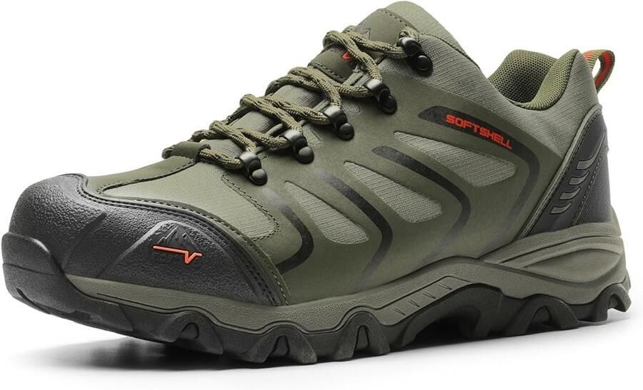 Waterdichte herenwandelschoenen voor buiten middelhoog model met stevige grip