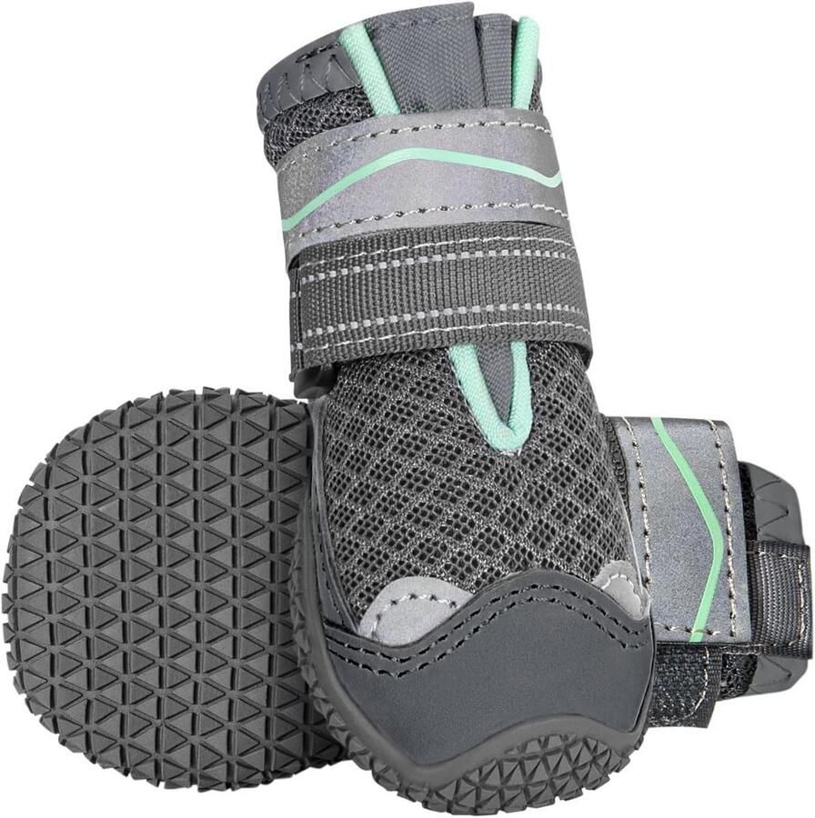 Waterdichte Hondenlaarzen Outdoor Pootbescherming met Antislipzool en Reflecterende Sluiting