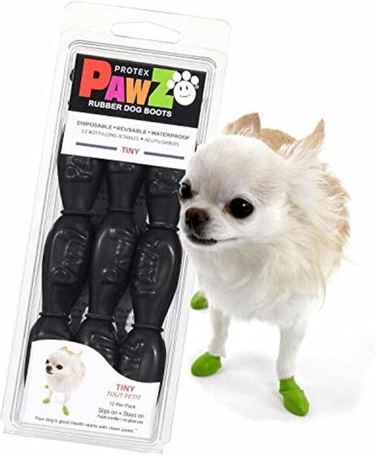 Waterdichte Hondenlaarzen voor Bescherming van Pootjes Black Edition