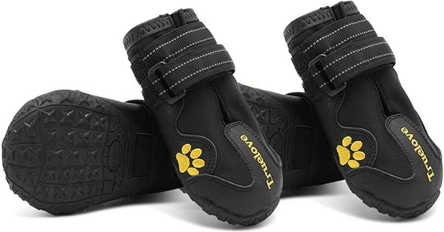 Waterdichte Hondenschoenen Antislip Pootbeschermers voor Regen en Kou