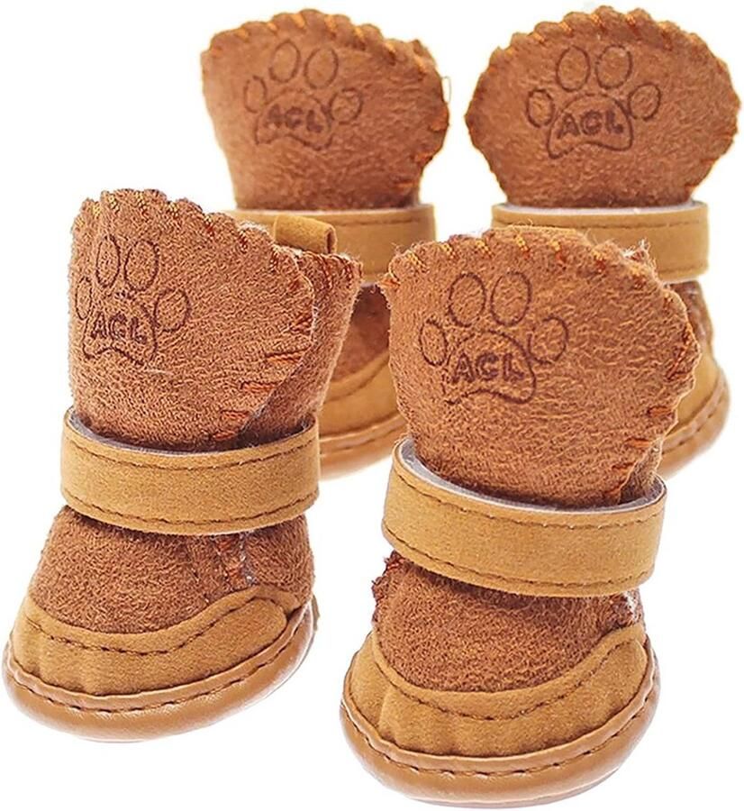 Waterdichte Hondenschoenen met Antislipzolen voor Kleine Honden Set van