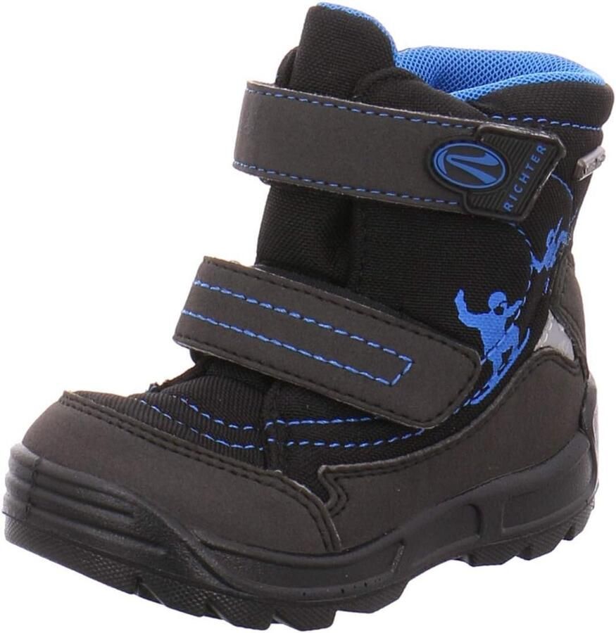 Waterdichte Jongens Snowboots met Warme Voering en Klittenband Winterlaarzen