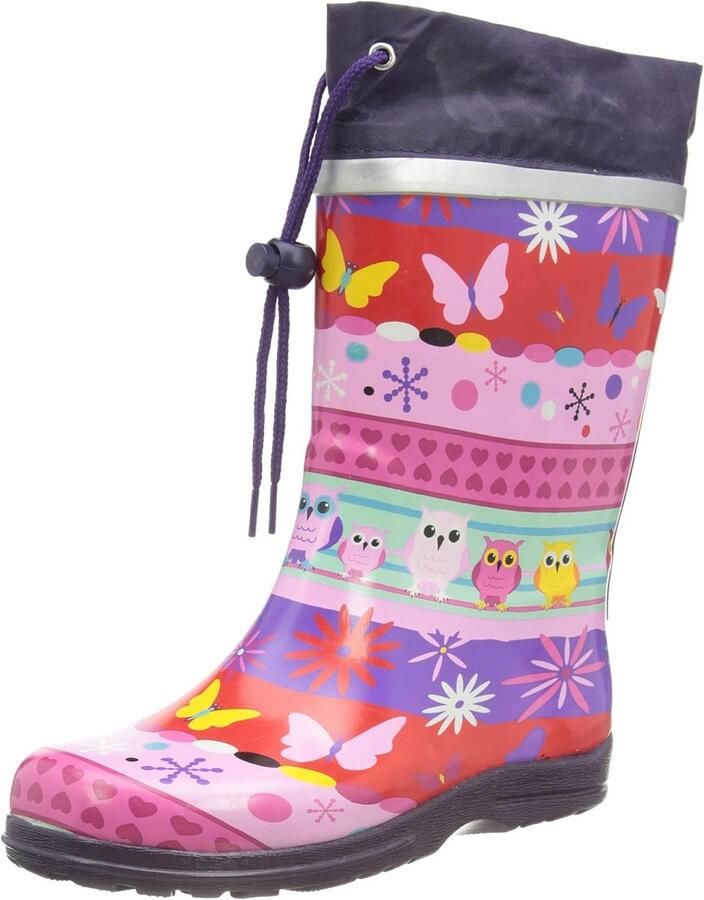 Waterdichte Kinder Regenlaarzen voor Meisjes met Trekkoord