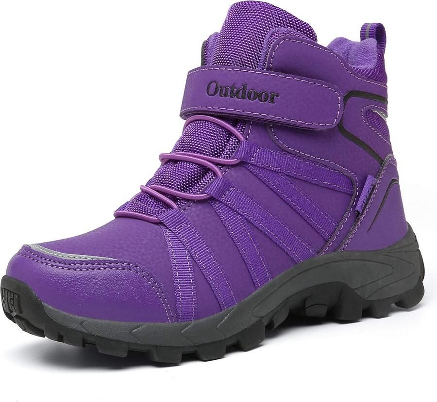 Waterdichte Kinder Snowboots met Warme Voering en Klittenband