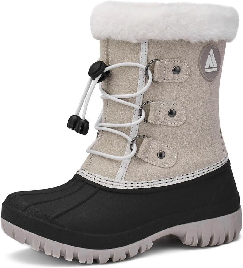Waterdichte Kinder Snowboots voor en Warme Voering Antislip