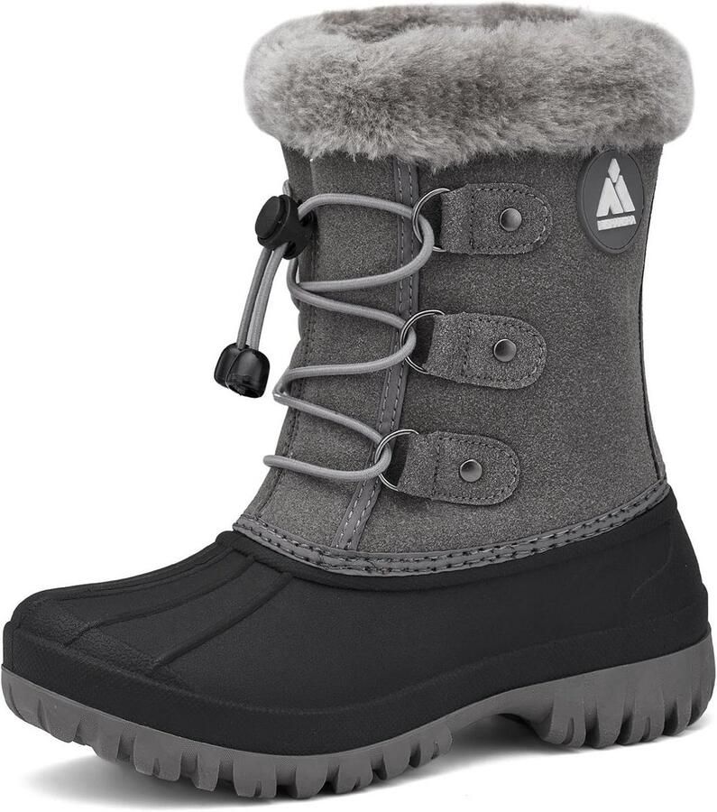 Waterdichte Kinder Snowboots voor en Warme Voering & Antislip