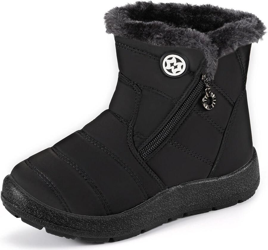 Waterdichte Kinder Winterschoenen en Warme Sneeuwlaarzen met Voering