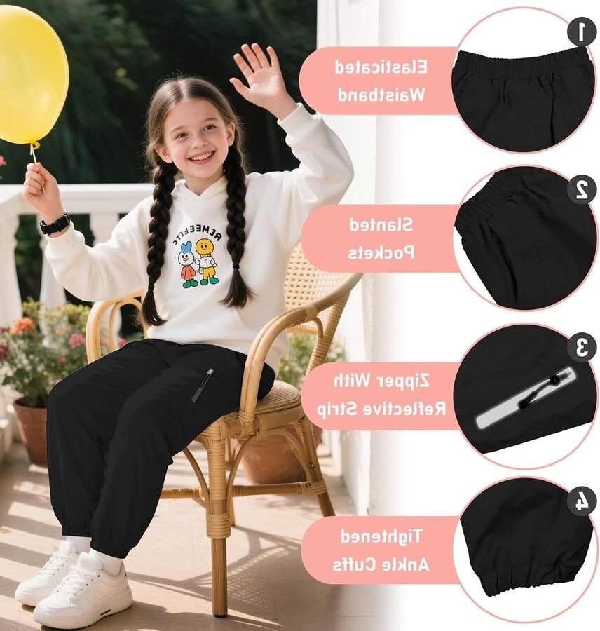 Waterdichte Kinderen Wandelschoenen met Reflecterende Strepen Ade d en Lichtgewicht voor Kamperen en Sport