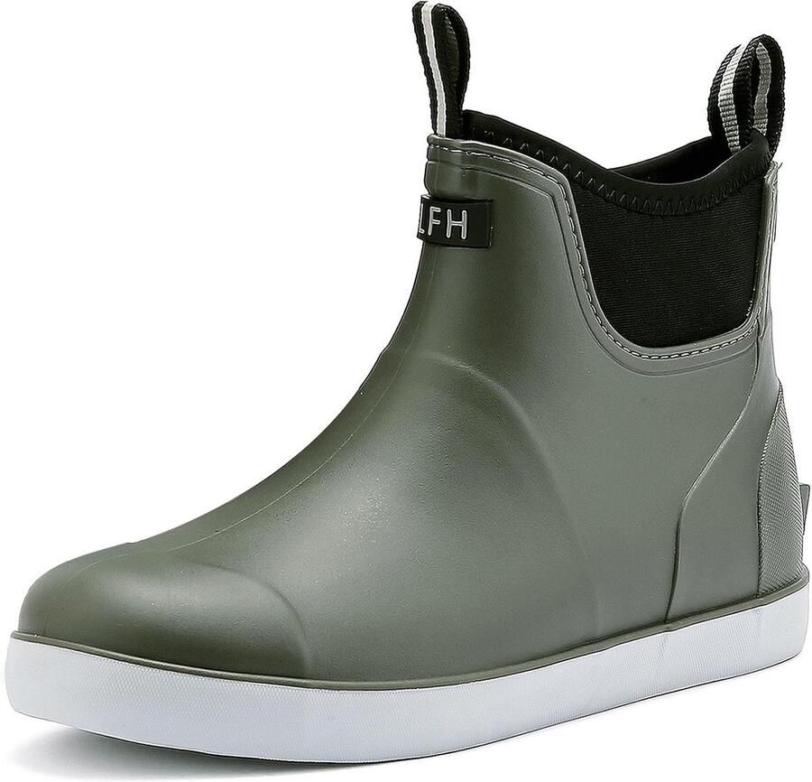 Waterdichte Korte Regenlaarzen Heren Antislip Comfortabele Tuinschoenen