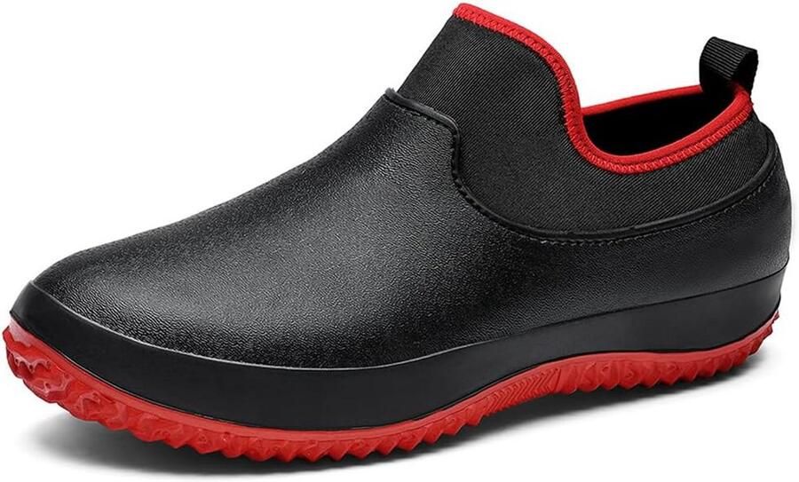 Waterdichte korte regenlaarzen rubberen tuinschoenen enkellaars voor en