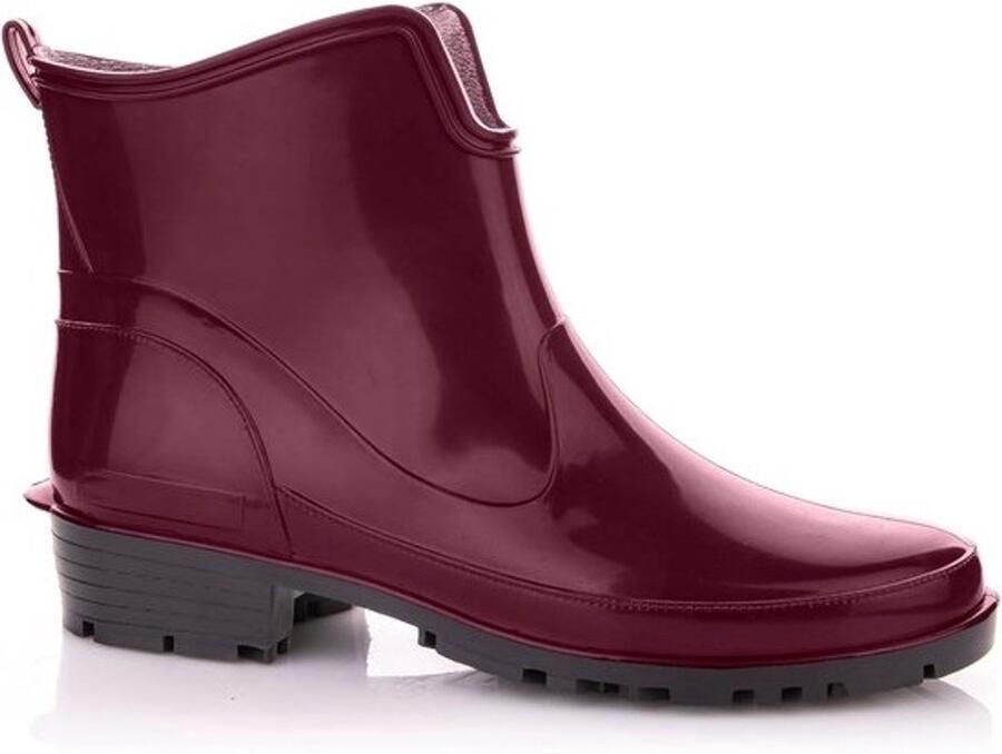 Waterdichte Korte Rubber Laarzen voor Dames PVC Regenlaarzen Gemakkelijk Schoon te Maken