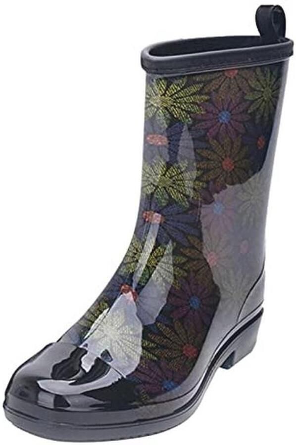 Waterdichte Korte Rubberlaarzen Dames Antislip Brede Schacht Perfect voor Buiten