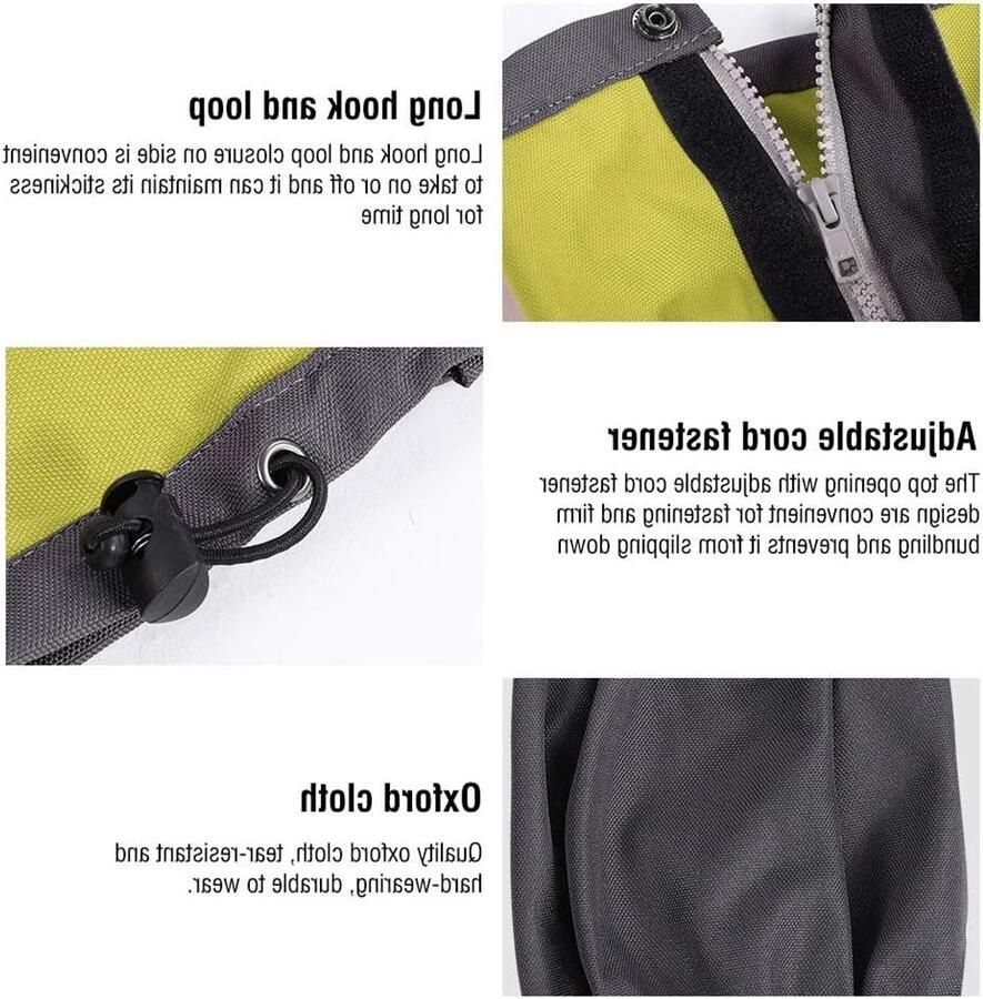 Waterdichte Lange Gaiters voor Klim en Trekking Duurzame Beenbeschermers voor Buitenactiviteiten Unisex en Lichtgewicht