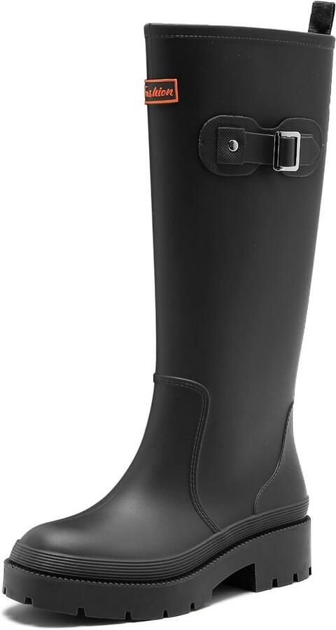 Waterdichte Lange Rubberlaarzen Dames Hoge Antislip Tuinlaarzen