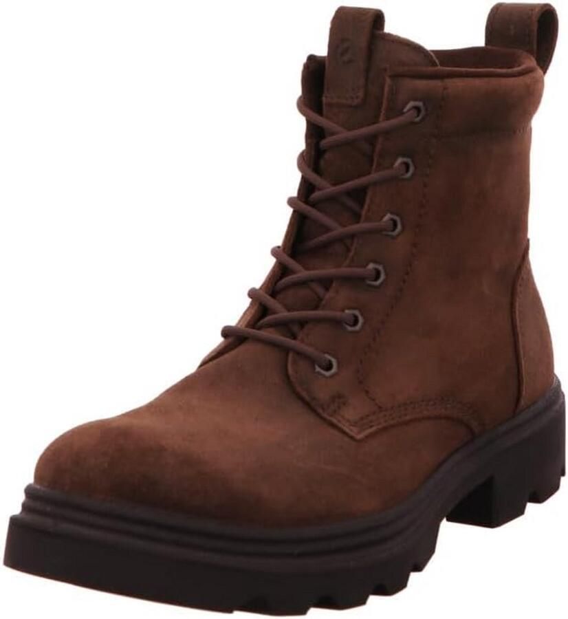 Waterdichte Leren Heren Enkellaarzen Robuuste Veterschoenen voor Dagelijks Gebruik