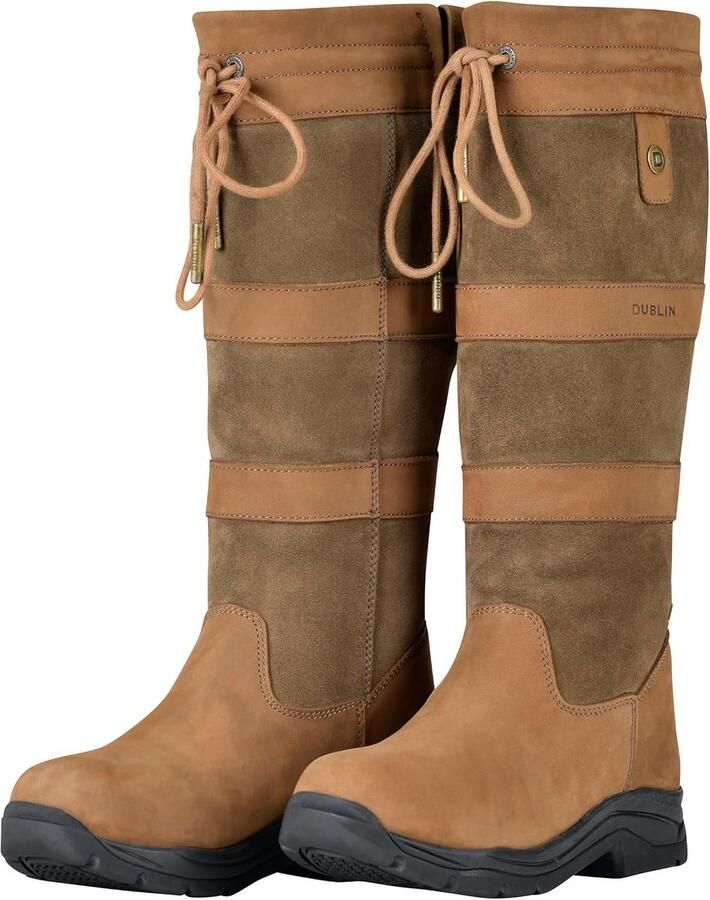 Waterdichte Leren Outdoor Laarzen voor en Stevige Grip en Comfort