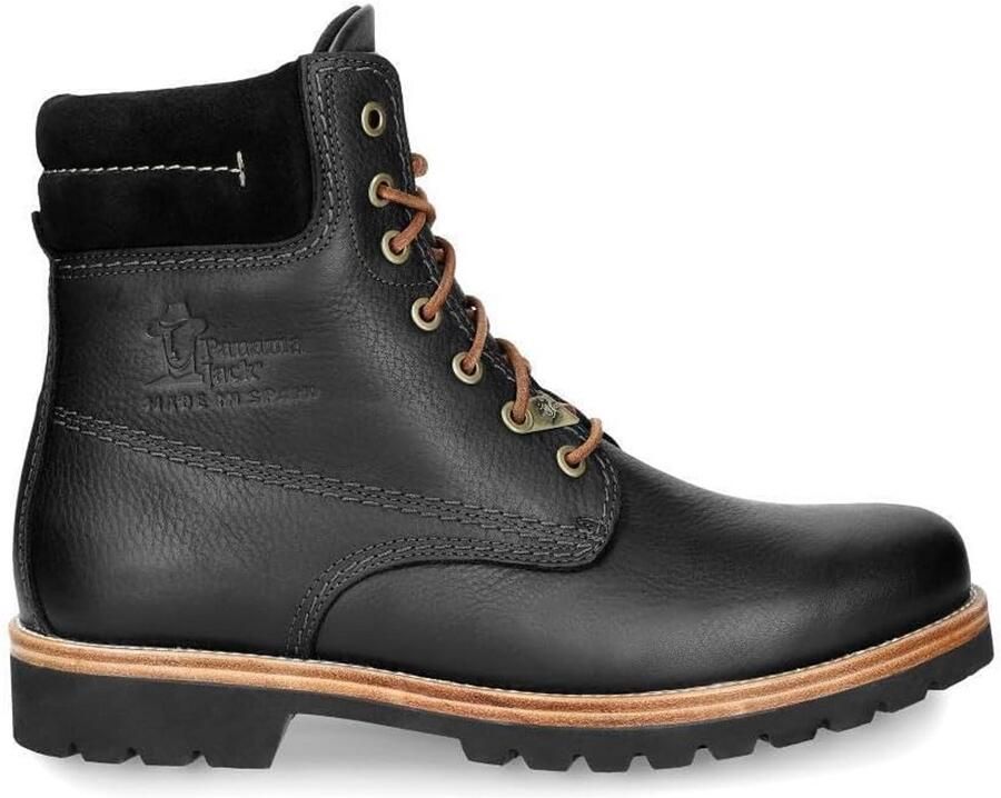 Waterdichte Leren Wandelschoenen Heren Enkellaars Vetersluiting