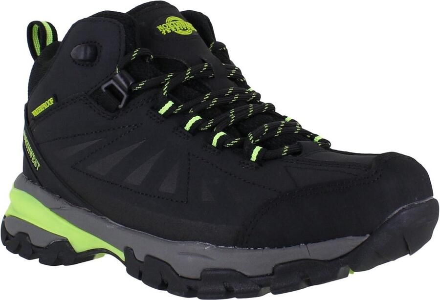 Waterdichte Leren Wandelschoenen voor Dames met Veters