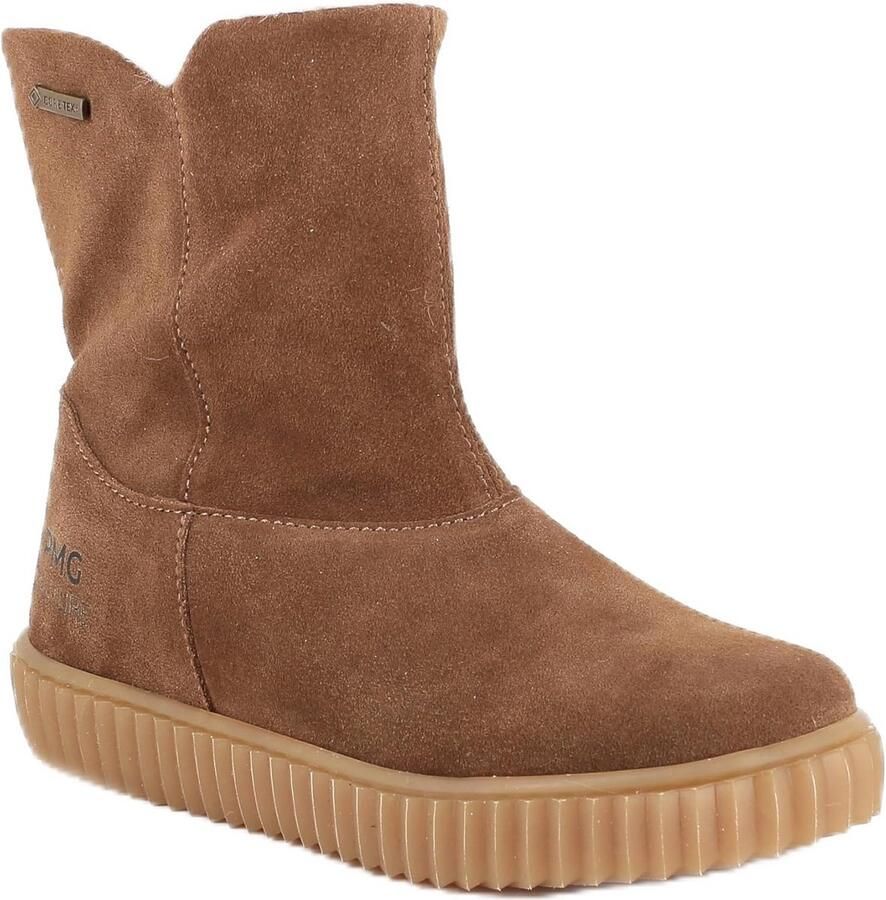 Waterdichte Meisjes Snowboots met Gore-Tex Voering Donkerbeige