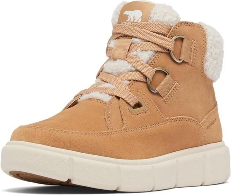Waterdichte Meisjes Snowboots met Stevige Veters Warme Winterlaarzen