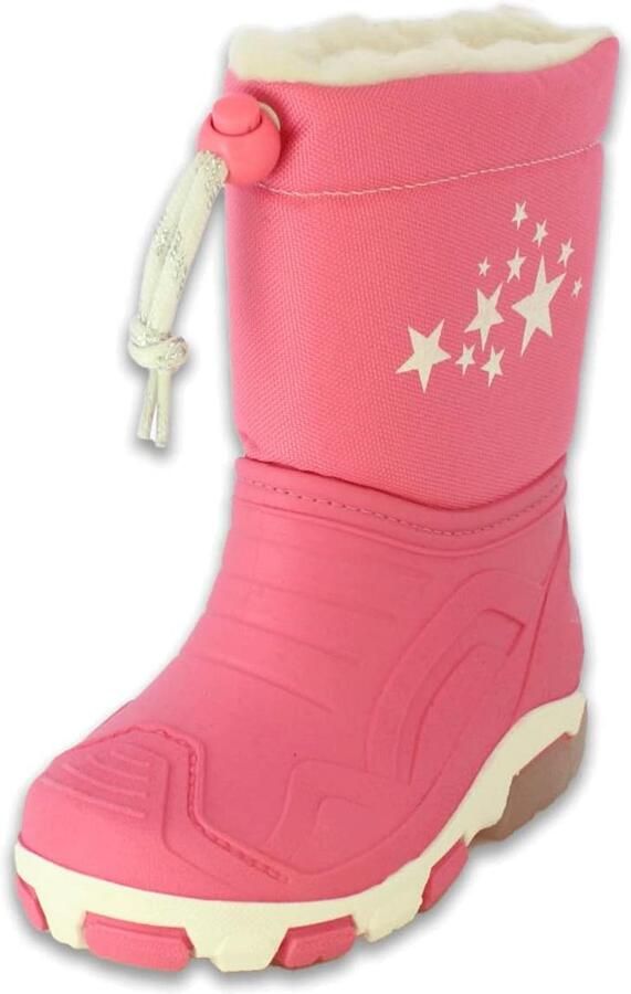 Waterdichte Meisjes Winterlaarzen met Knipperlicht en Warme Voering