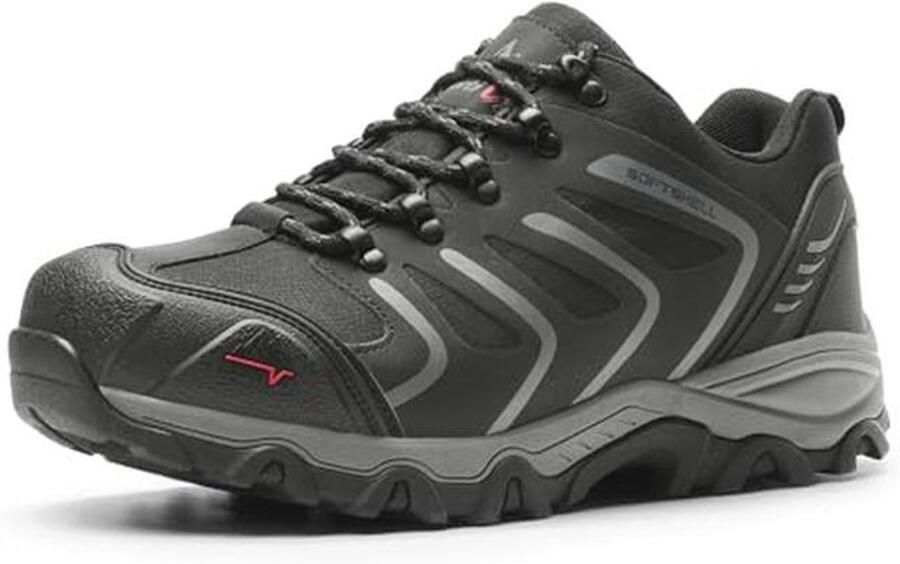 Waterdichte middelhoge herenwandelschoenen voor trekking en bergbeklimmen