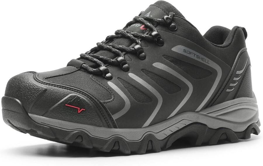 Waterdichte middelhoge herenwandelschoenen voor trekking en bergbeklimmen