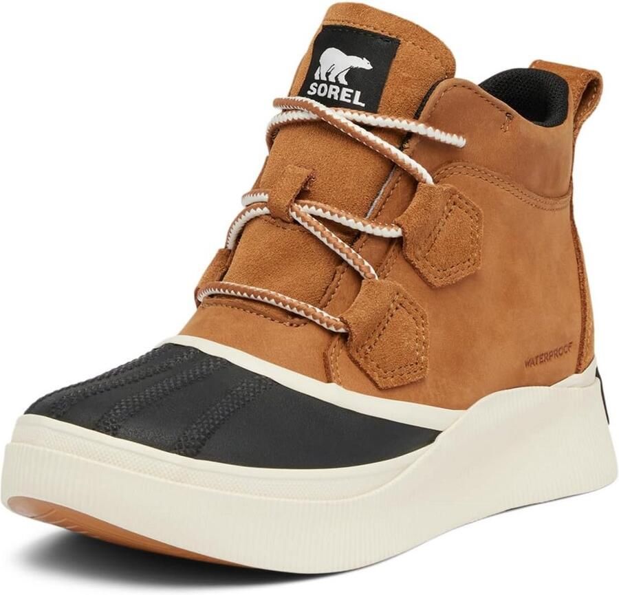 Waterdichte Dames Enkellaars met Vetersluiting voor Dagelijks Gebruik