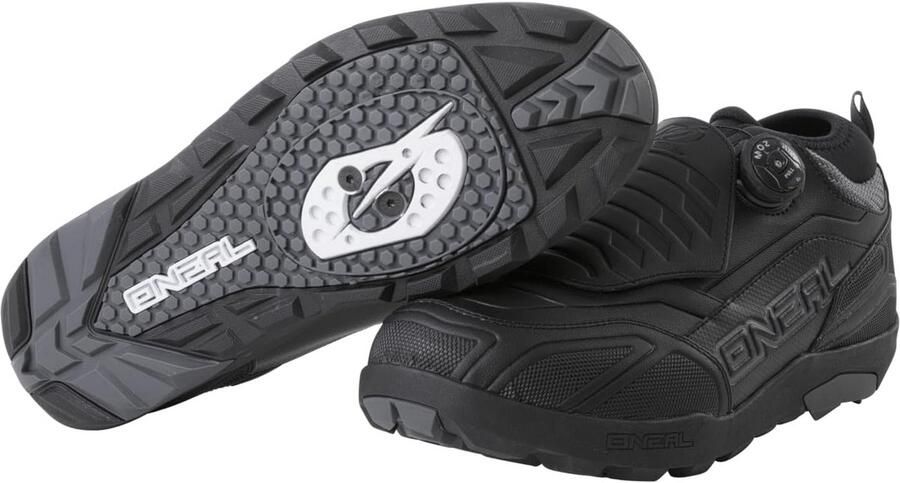 Waterdichte Mountainbike Schoenen voor Heren met SPD Zolen