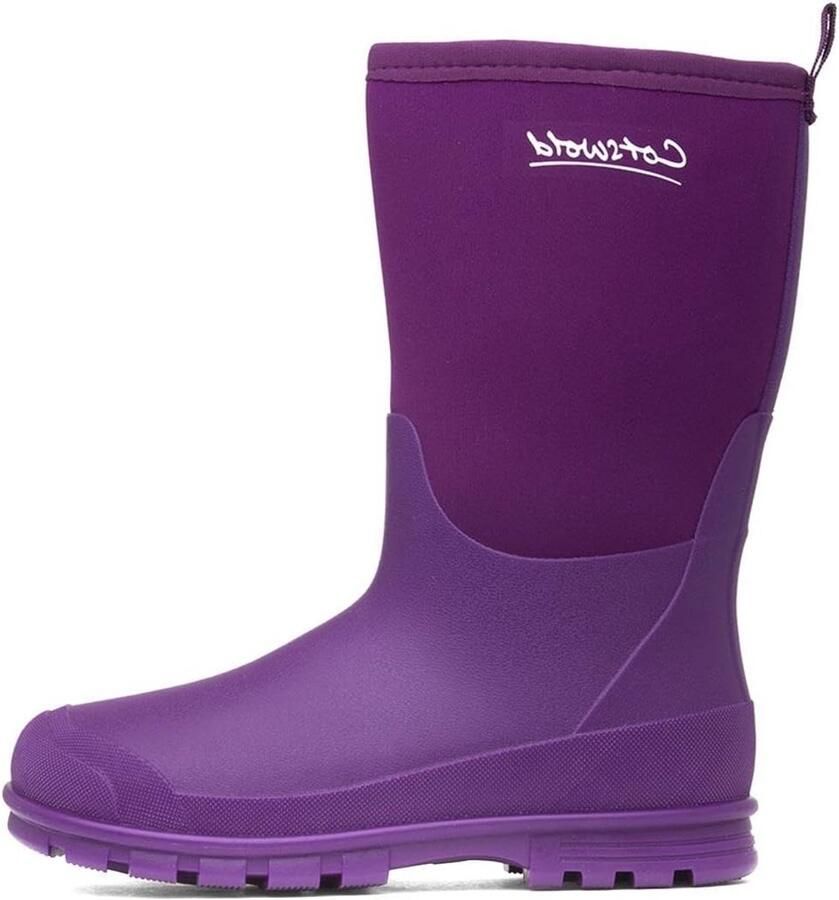 Waterdichte Neopreen Laarzen voor Kinderen Eenvoudig Aan- en Uittrekken Paars