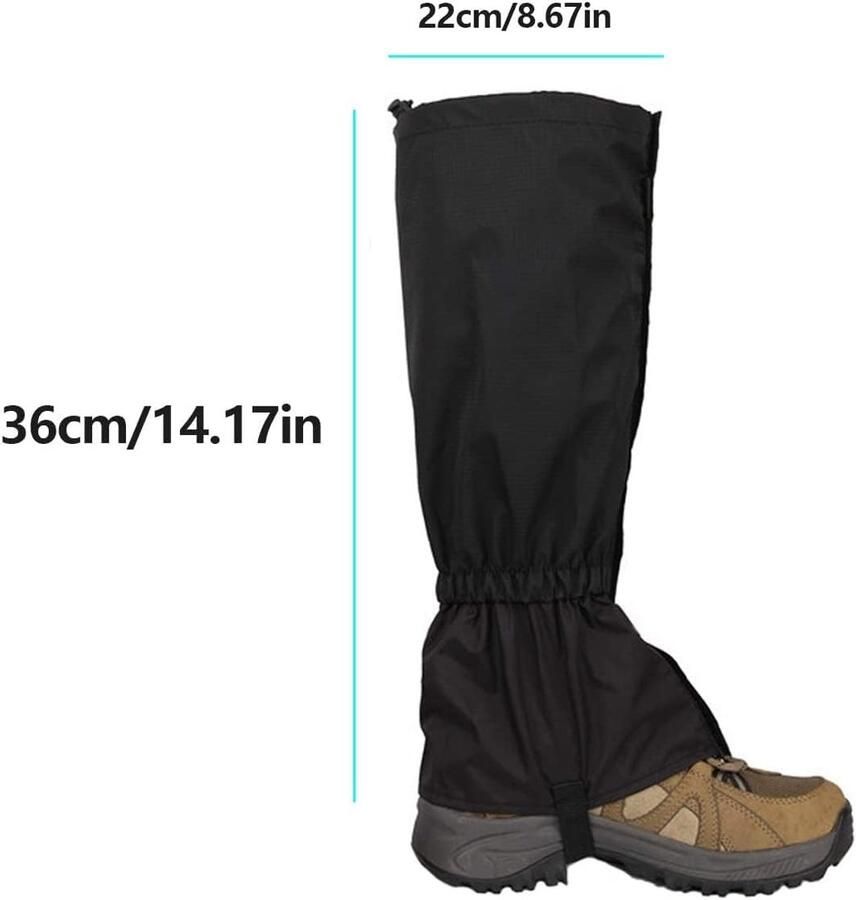 Waterdichte Outdoor Gaiters voor Hiking Fietsen Vissen en Bergbeklimmen Ideaal voor Sneeuw en Jacht