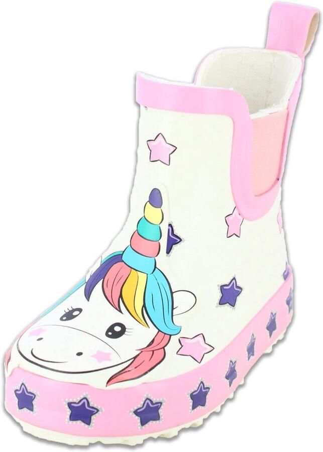 Waterdichte Regenlaarzen met Eenhoorn Multicolor