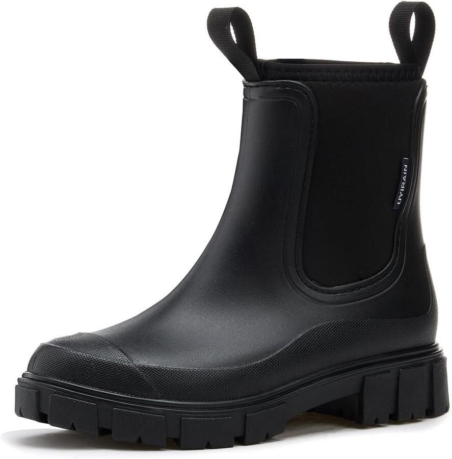 Waterdichte Regenlaarzen voor Dames Antislip en Lichtgewicht Rubber Laarzen voor Tuin en Buiten