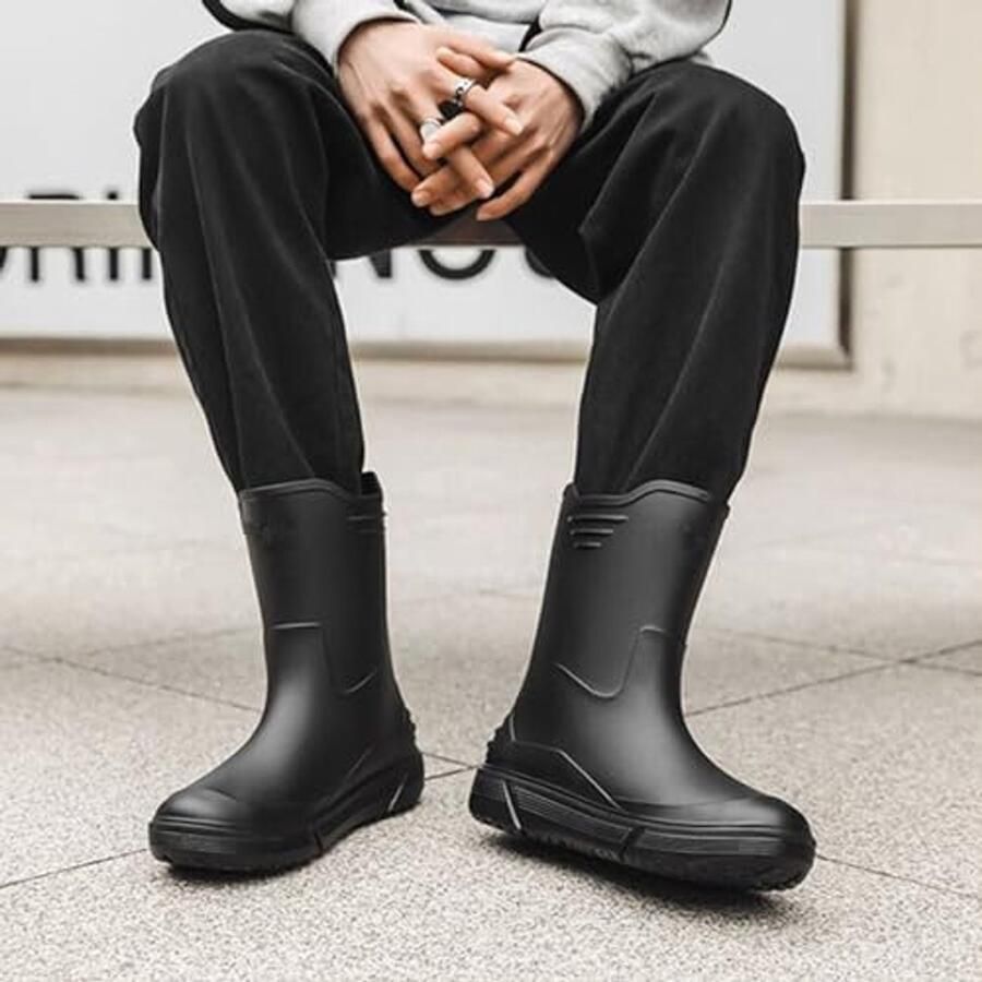 Waterdichte regenlaarzen voor en Comfortabele en duurzame rubberen modderlaarzen