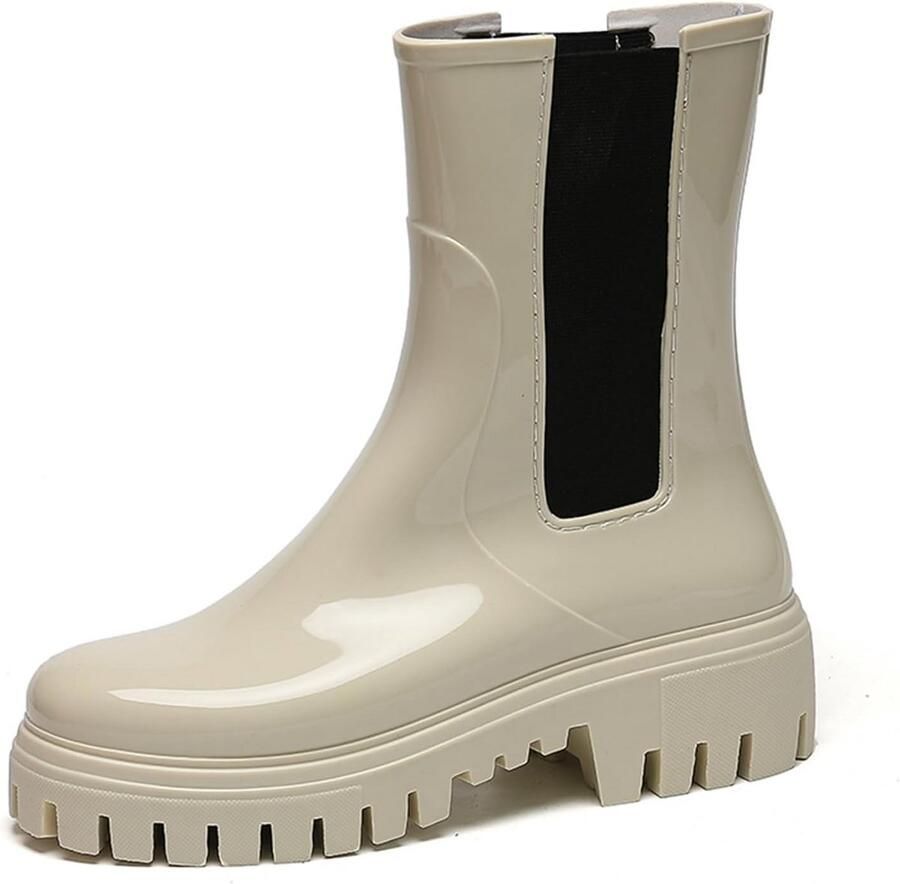 Waterdichte Regenlaarzen voor Dames Lichtgewicht en Antislip Rubberlaarzen