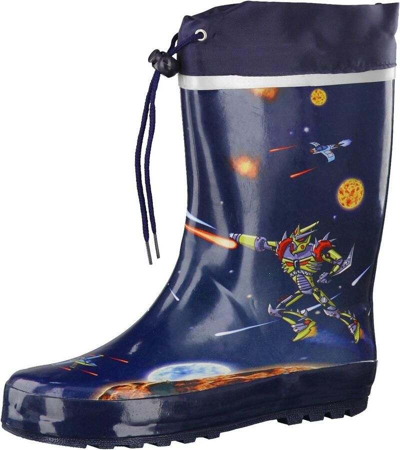 Waterdichte Regenlaarzen voor Jongens Blauw Futuristisch Design