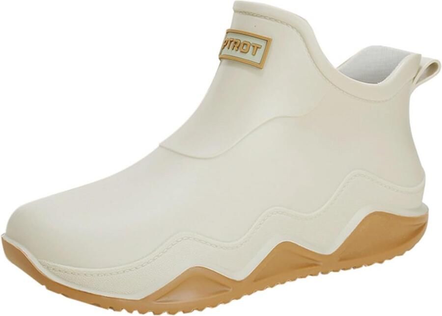 Waterdichte Rubber Laarzen Lage Stijl Antislip Regenlaarzen voor en